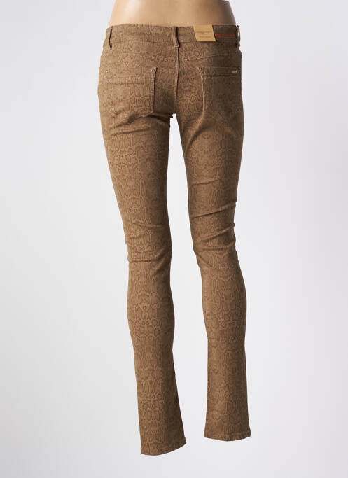 Pantalon slim marron TOXIK3 pour femme