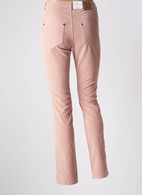 Pantalon slim rose BRUNO SAINT HILAIRE femme