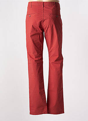 Pantalon chino tissage popeline taille normale orange MCS homme