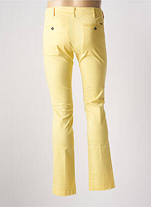 Pantalon chino stretch taille basse jaune 40WEFT homme