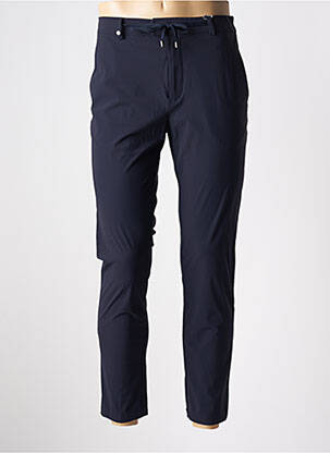 Pantalon chino poches taille haute bleu DISTRETTO 12 homme