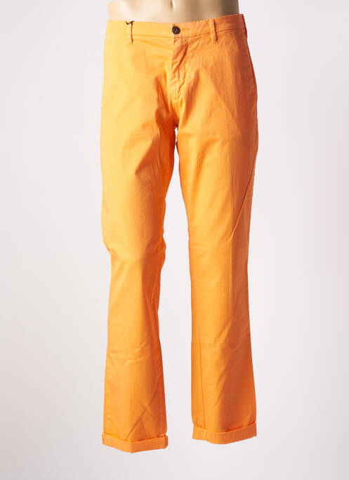 Pantalon chino stretch taille basse orange 40WEFT homme