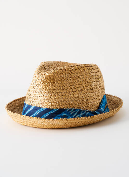 Chapeau imprimé fantaisie bleu STETSON femme
