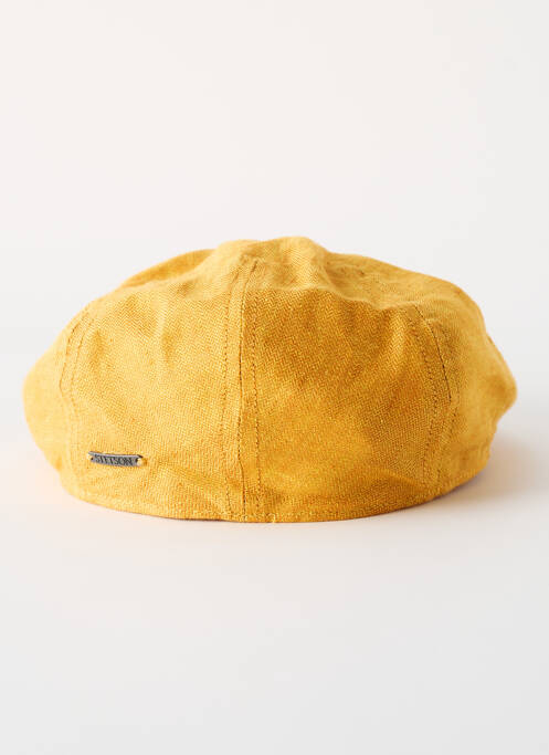 Casquette visière sandwich jaune STETSON homme