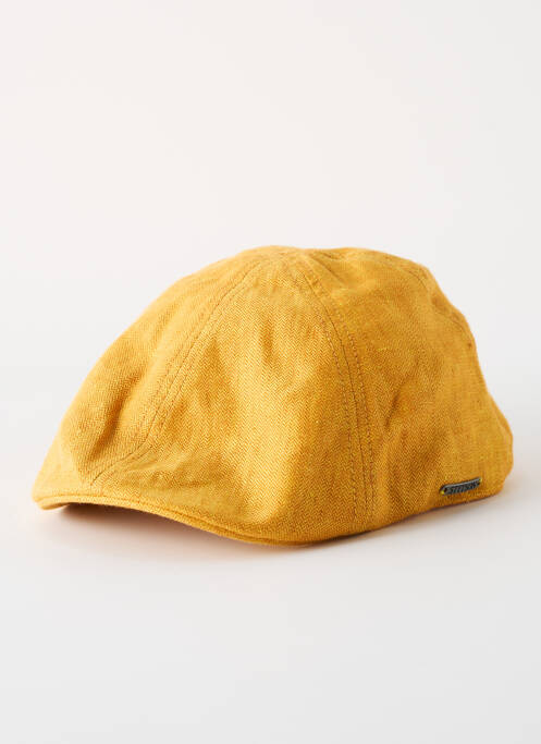 Casquette jaune STETSON pour homme