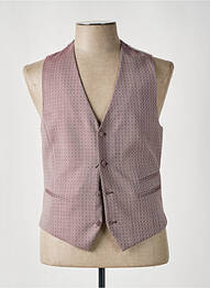 Gilet sans manche bi-matiére rouge DIGEL homme