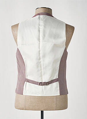 Gilet sans manche bi-matiére rouge DIGEL homme