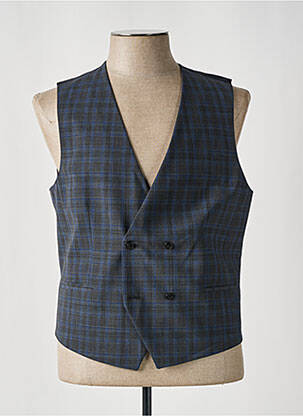 Gilet sans manche bi-matiére gris HUGO BOSS homme