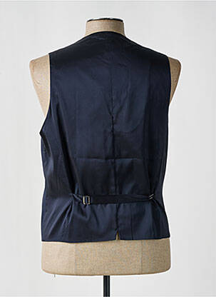 Gilet sans manche bi-matiére bleu HUGO BOSS homme