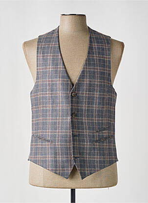 Gilet sans manche bi-matiére bleu DIGEL homme
