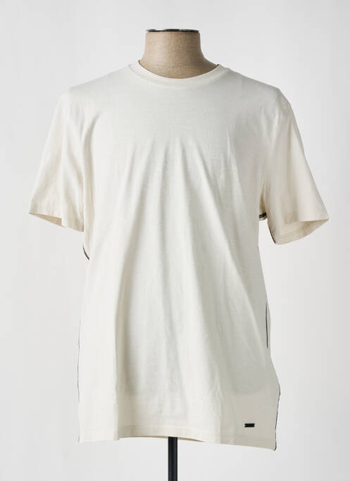 T-shirt beige HUGO BOSS pour homme