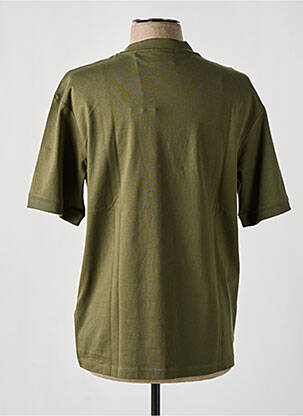 T-shirt coupe cintrée manches courtes vert HUGO BOSS homme