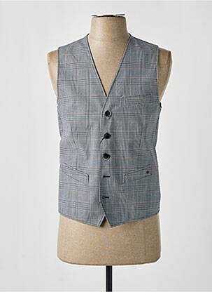 Gilet sans manche poches gris BENVENUTO homme