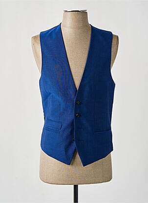 Gilet sans manche poches bleu HUGO BOSS homme