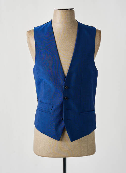 Gilet sans manche poches bleu HUGO BOSS homme