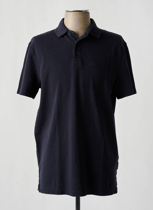 Polo bleu ARMANI EXCHANGE pour homme