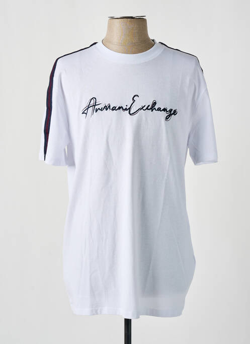 T-shirt blanc ARMANI EXCHANGE pour homme
