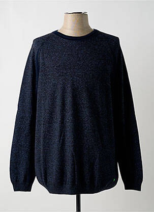 Pull stretch manches longues bleu HUGO BOSS homme