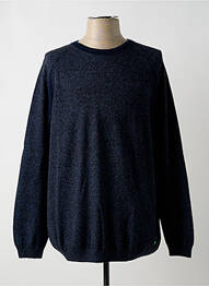 Pull stretch manches longues bleu HUGO BOSS homme