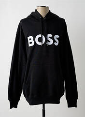 Sweat-shirt à capuche noir HUGO BOSS pour homme seconde vue