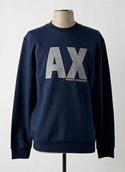 Sweat-shirt bleu ARMANI EXCHANGE pour homme seconde vue