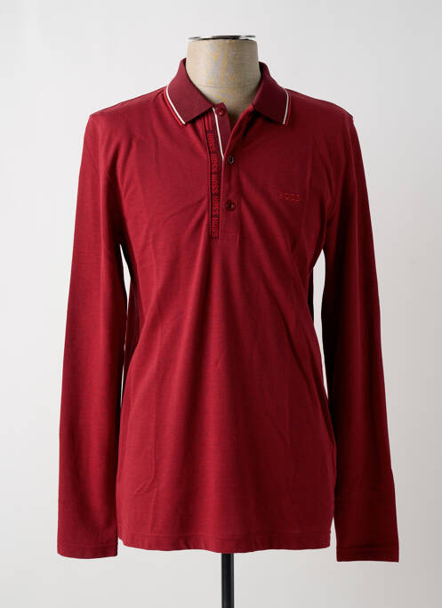 Polo rouge HUGO BOSS pour homme