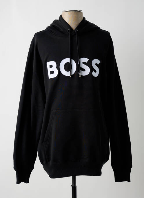 Sweat-shirt à capuche noir HUGO BOSS pour homme