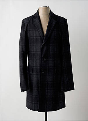 Manteau court poches sans capuche gris HUGO homme