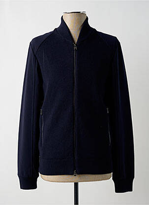 Veste casual fermeture boutonnée sur le devant bleu HUGO BOSS homme