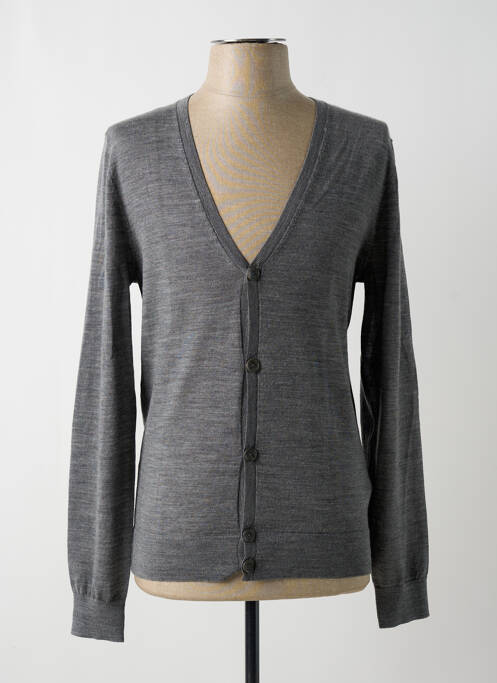 Gilet manches longues gris HUGO BOSS pour homme