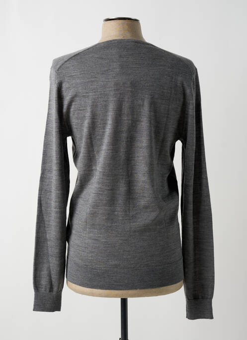 Gilet manches longues gris HUGO BOSS pour homme