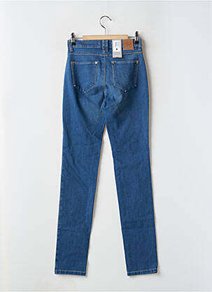 Jeans coupe slim stretch taille normale bleu BRUNO SAINT HILAIRE femme