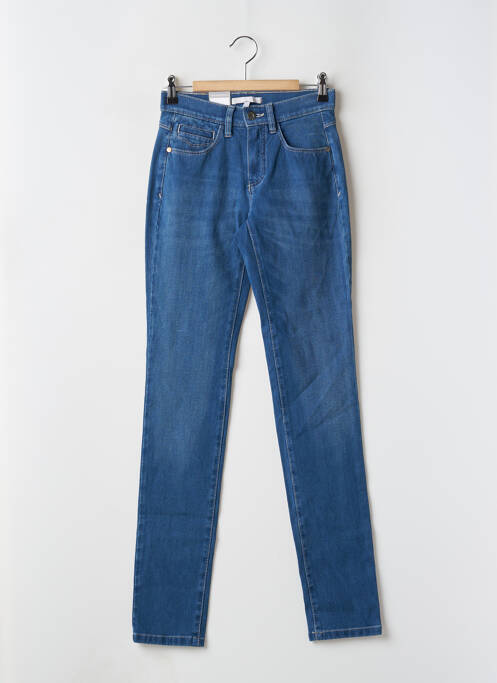 Jeans coupe slim stretch taille normale bleu BRUNO SAINT HILAIRE femme