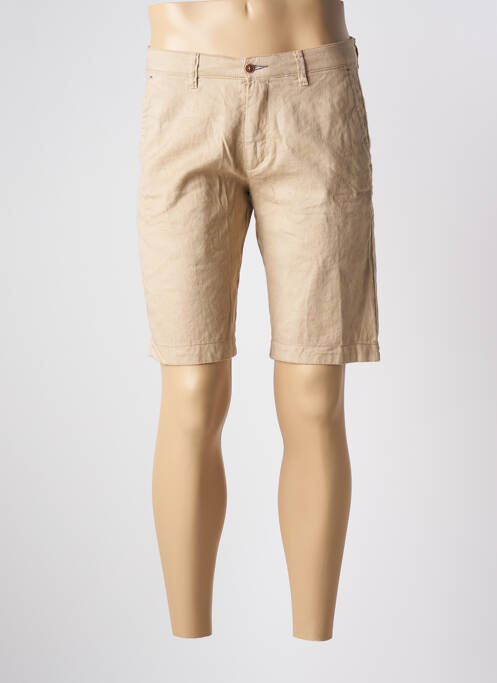 Bermuda beige BRUNO SAINT HILAIRE pour homme