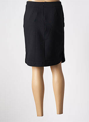 Jupe mi-longue stretch noir SAINT HILAIRE femme
