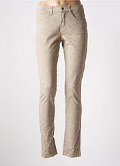 Pantalon slim beige BRUNO SAINT HILAIRE pour femme seconde vue
