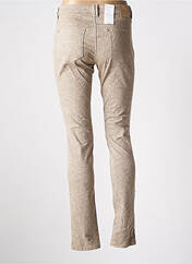 Pantalon slim beige BRUNO SAINT HILAIRE pour femme seconde vue