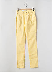 Pantalon slim jaune BRUNO SAINT HILAIRE pour femme seconde vue