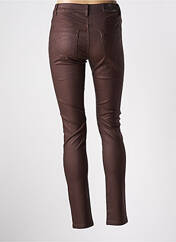 Pantalon slim marron fonce S.QUISE pour femme seconde vue