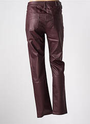 Pantalon slim violet S.QUISE pour femme seconde vue