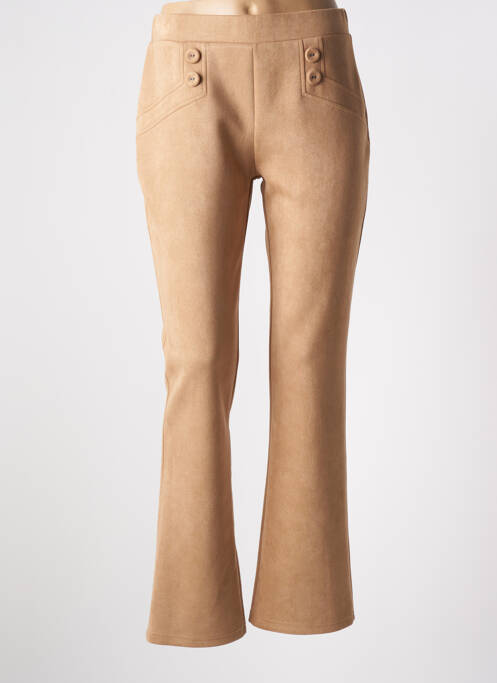 Pantalon droit beige HALOGENE pour femme