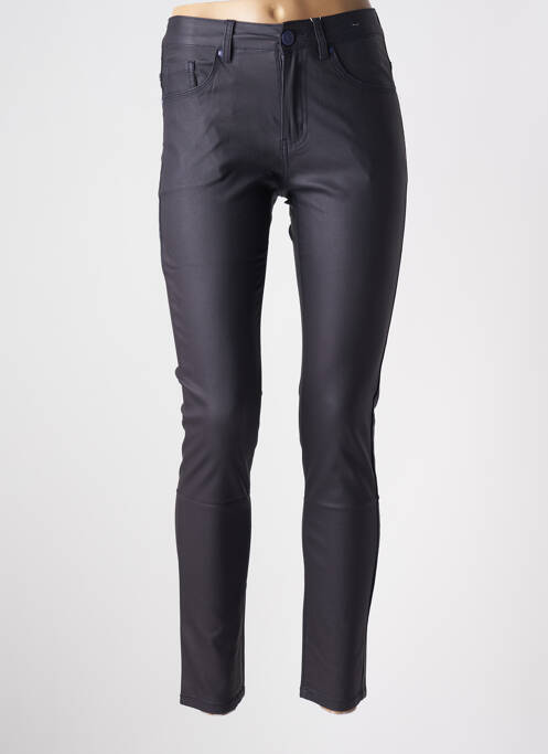 Pantalon slim bleu fonce S.QUISE pour femme