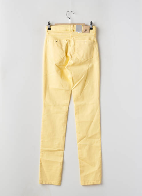 Pantalon slim jaune BRUNO SAINT HILAIRE pour femme