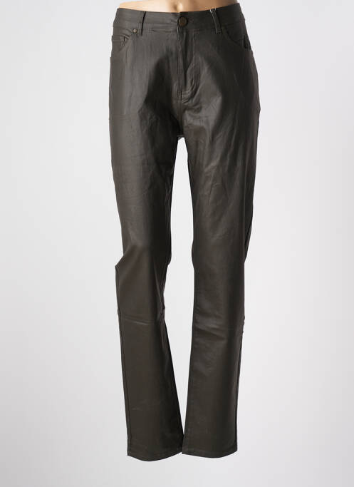 Pantalon slim vert S.QUISE pour femme