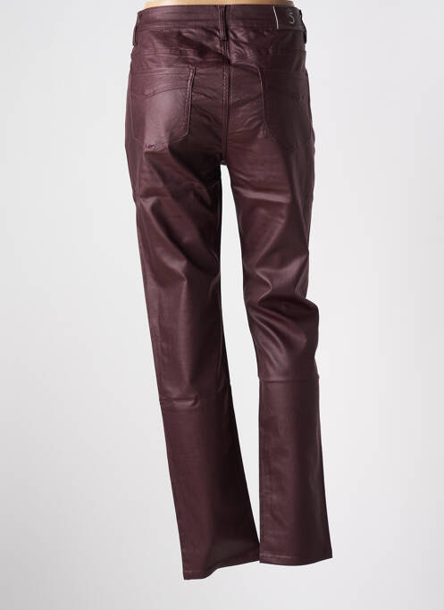 Pantalon slim violet S.QUISE pour femme