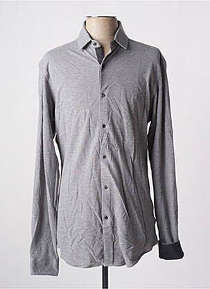 Chemise manches longues manches longues gris SAINT HILAIRE homme