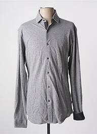 Chemise manches longues manches longues gris SAINT HILAIRE homme