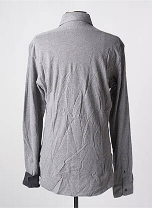 Chemise manches longues manches longues gris SAINT HILAIRE homme