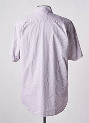 Chemise manches courtes violet J.T ASCOTT pour homme seconde vue
