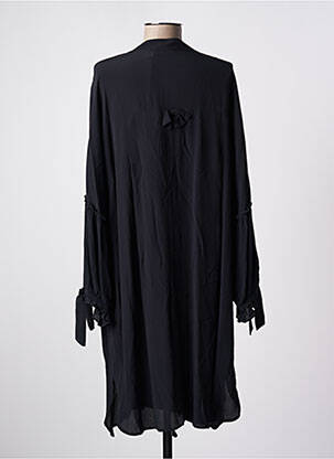 Robe mi-longue coupe fluide manches longues noir ALAIN MURATI femme